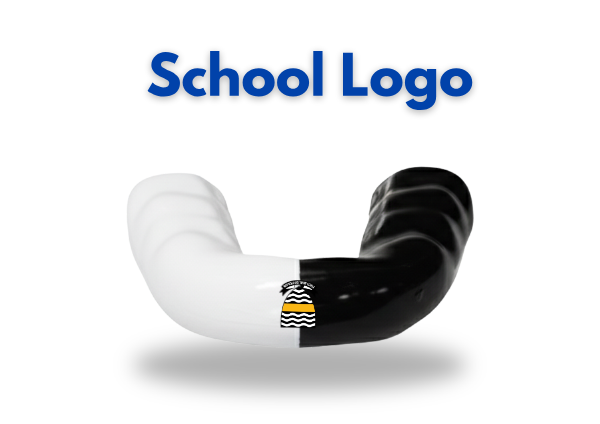 School logo example on a mouthguard